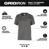 Milwaukee Tool Women's GRIDIRON Pocket T-Shirt - Short Sleeve - Gray - S