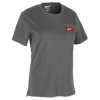 Milwaukee Tool Women's GRIDIRON Pocket T-Shirt - Short Sleeve - Gray - XL