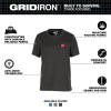 Milwaukee Tool Women's GRIDIRON Pocket T-Shirt - Short Sleeve - Black - XL
