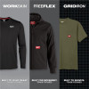 Milwaukee Tool Women's GRIDIRON Pocket T-Shirt - Short Sleeve - Black - XS