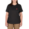 Milwaukee Tool Women's GRIDIRON Pocket T-Shirt - Short Sleeve - Black - XS