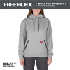 Milwaukee Tool Women's FREEFLEX Pullover Hoodie- Gray - L