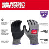 Milwaukee Tool Cut Level 7 High-Dexterity Coated Nitrile Dipped Gloves - S