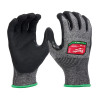 Milwaukee Tool Cut Level 6 High-Dexterity Coated Nitrile Dipped Gloves - S