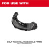 Milwaukee Tool Shade W5 Uncoated Full Face Shield Replacement Lens (Task Full Face Shield Frame)