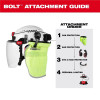 Milwaukee Tool BOLT Full Face Shield - Mirrored Dual Coat Lens (Compatible with Milwaukee® BOLT Safety Helmets & BOLT Hard Hats)