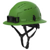 Milwaukee Tool BOLT Green Full Brim Vented Safety Helmet - Type 2, Class C