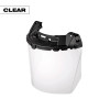Milwaukee Tool BOLT Task Full Face Shield - Clear Uncoated Lens (Compatible with Milwaukee® BOLT Safety Helmets & BOLT Hard Hats)