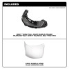 Milwaukee Tool BOLT Task Full Face Shield - Clear Uncoated Lens (Compatible with Milwaukee® BOLT Safety Helmets & BOLT Hard Hats)