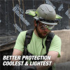 Milwaukee Tool BOLT High Visibility Green Full Brim Vented Safety Helmet - Type 2, Class C