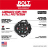 Milwaukee Tool BOLT Orange Vented Safety Helmet with IMPACT ARMOR Liner (USA) - Type 2, Class C