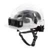 Milwaukee Tool BOLT White Front Brim Safety Helmet with IMPACT ARMOR Liner (USA) - Type 2, Class E