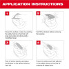 Milwaukee Tool 20 PACK 5PC BOLT Reflective Sticker Set - Silver