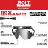 Milwaukee Tool BOLT Eye Visor - Mirrored Dual Coat Lens (Compatible with Milwaukee® BOLT Safety Helmets & BOLT Hard Hats)