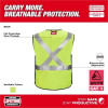 Milwaukee Tool AR/FR Cat. 1 Class 2 Breakaway High Visibility Yellow Mesh Safety Vest - L/XL (ANSI/CSA)