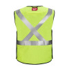 Milwaukee Tool AR/FR Cat. 1 Class 2 Breakaway High Visibility Yellow Mesh Safety Vest - L/XL (ANSI/CSA)