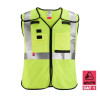 Milwaukee Tool AR/FR Cat. 1 Class 2 Breakaway High Visibility Yellow Mesh Safety Vest - 4XL/5XL (ANSI/CSA)