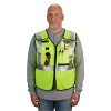 Milwaukee Tool AR/FR Cat. 1 Class 2 Breakaway High Visibility Yellow Mesh Safety Vest - 4XL/5XL (ANSI/CSA)