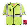 Milwaukee Tool AR/FR Cat. 1 Class 3 High Visibility Yellow Mesh Safety Vest - S/M