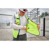 Milwaukee Tool AR/FR Cat. 1 Class 3 High Visibility Yellow Mesh Safety Vest - S/M