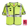 Milwaukee Tool AR/FR Cat. 1 Class 3 Breakaway High Visibility Yellow Mesh Safety Vest - 4XL/5XL (ANSI/CSA)