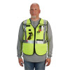 Milwaukee Tool AR/FR Cat. 1 Class 2 Breakaway High Visibility Yellow Safety Vest - 4XL/5XL (ANSI/CSA)