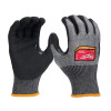 Milwaukee Tool 12 Pair Cut Level 8 High-Dexterity Coated Nitrile Dipped Gloves - M