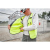 Milwaukee Tool AR/FR Cat. 1 Class 3 High Visibility Yellow Safety Vest - S/M