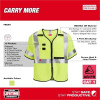 Milwaukee Tool AR/FR Cat. 1 Class 3 High Visibility Yellow Safety Vest - L/XL