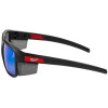 Milwaukee Tool Polarized Full Frame Safety Glasses with Removable Side Shields - Blue Mirrored Dual Coat Lenses