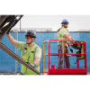 Milwaukee Tool Wrap Around Safety Glasses - Red Mirrored Anti-Scratch Lenses