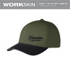 Milwaukee Tool WORKSKIN Performance Fitted Hat - Large/Extra Large - Green