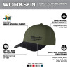 Milwaukee Tool WORKSKIN Performance Fitted Hat - Large/Extra Large - Green