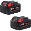 Milwaukee Tool M18 REDLITHIUM XC5.0 Extended Capacity Battery Two Pack