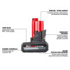 Milwaukee Tool M12 REDLITHIUM HIGH OUTPUT XC5.0 Battery Pack