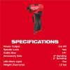 Milwaukee Tool M12 FUEL 1/4 Inch Right Angle Die Grinder
