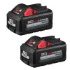 Milwaukee Tool M18 REDLITHIUM HIGH OUTPUT XC6.0 Battery Pack - 2 Pack