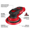 Milwaukee Tool M12 FUEL 3/16 Inch Orbit 6 Inch Lithium-Ion Brushless Cordless Random Orbital Sander Tool-Only