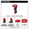 Milwaukee Tool M12 FUEL 1/4 Inch Right Angle Die Grinder 2 Battery Kit