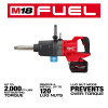 Milwaukee Tool M18 FUEL 1 Inch D-Handle Extended Anvil High Torque Impact Wrench ONE-KEY REDLITHIUM FORGE HD12.0 Kit