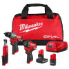 Milwaukee Tool M12 FUEL 3-Tool Combo Kit