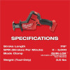 Milwaukee Tool M18 FUEL HACKZALL (Tool Only)