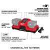 Milwaukee Tool M18 Dual Bay Simultaneous Super Charger Starter Kit with M18 18V Lithium-Ion REDLITHIUM FORGE XC 8.0 Ah Battery Pack