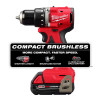 Milwaukee Tool M18 Compact Brushless 1/2 inch Drill/Driver Kit