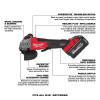 Milwaukee Tool M18 FUEL 4-1/2" / 5" Braking Grinder Paddle Switch, No-Lock Kit