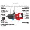 Milwaukee Tool M18 FUEL 1" D-Handle High Torque Impact Wrench w/ ONE-KEY