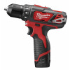 Milwaukee Tool M12 3/8" CORDLESS DRILL DRIVER (2) BATT KIT