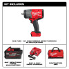 Milwaukee Tool M18 FUEL 1/2" High Torque Impact Wrench w/ Friction Ring REDLITHIUM FORGE Kit