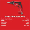 Milwaukee Tool M18 FUEL Drywall Screw Gun (Tool Only)