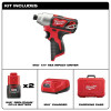 Milwaukee Tool M12 1/4" Hex Impact Driver Kit